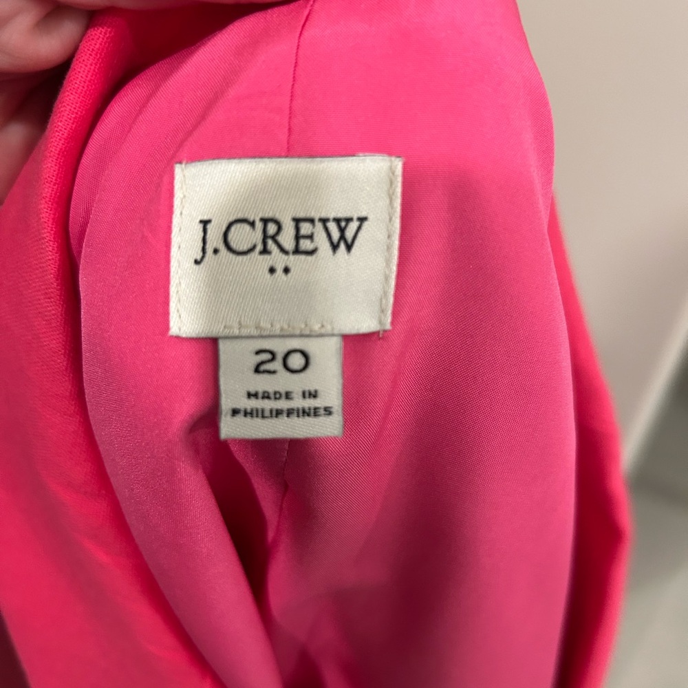 J. Crew Factory Bold Pink Blazer - Picture 3 of 4